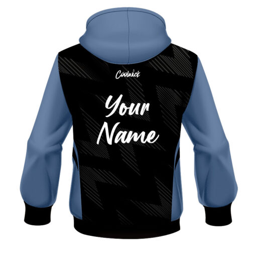 CoolWick Elite Ghostline Slate Blue Hoodie - Image 2