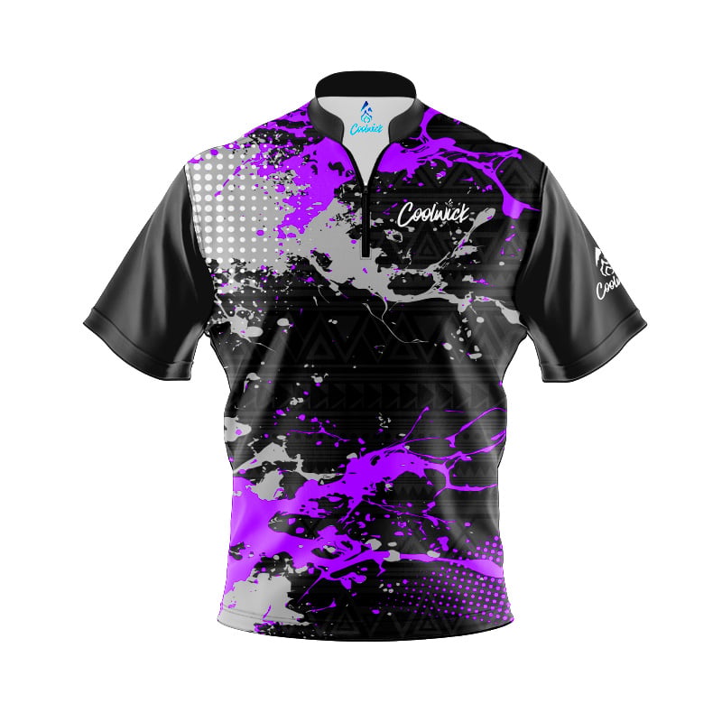 CoolWick Elite Purple Impact Sash Zip Jersey