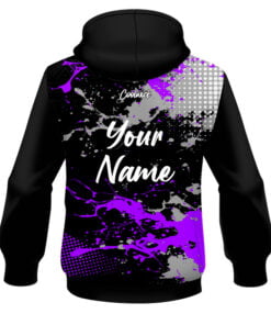 Alternative view of CoolWick Elite Purple Impact Hoodie