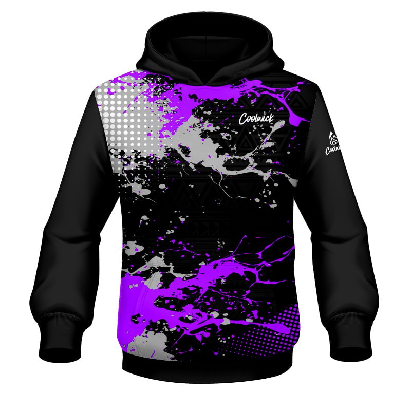 CoolWick Elite Purple Impact Hoodie