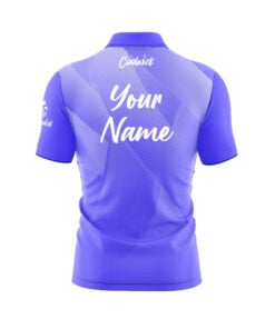 Alternative view of CoolWick Elite Vapor Purple Sash Zip Jersey
