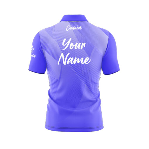 CoolWick Elite Vapor Purple Sash Zip Jersey - Image 2