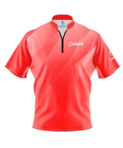 CoolWick Elite Vapor Red Sash Zip Jersey