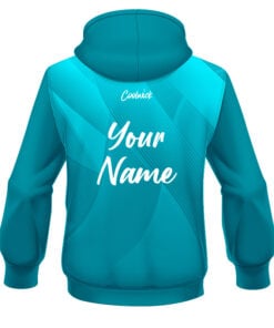 Alternative view of CoolWick Elite Vapor Teal Hoodie