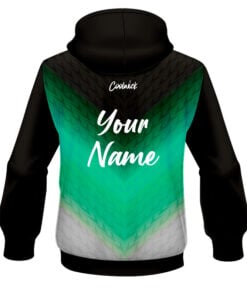 Alternative view of CoolWick Elite Green Vortex Hoodie