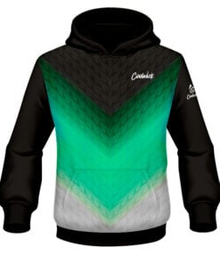 CoolWick Elite Green Vortex Hoodie