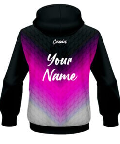 Alternative view of CoolWick Elite Pink Vortex Hoodie