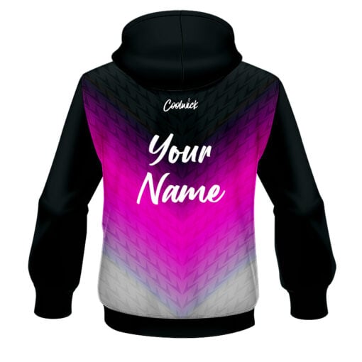 CoolWick Elite Pink Vortex Hoodie - Image 2