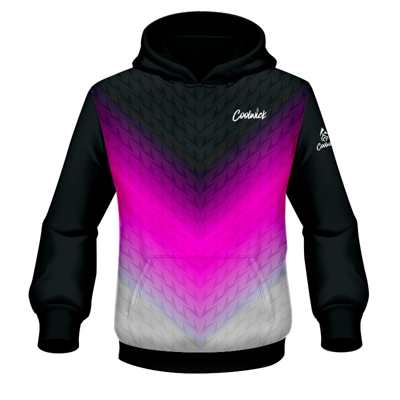 CoolWick Elite Pink Vortex Hoodie