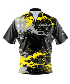 CoolWick Elite Yellow Impact Sash Zip Jersey