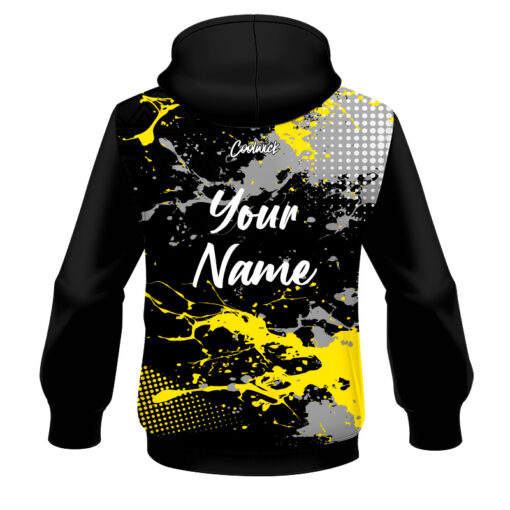 CoolWick Elite Yellow Impact Hoodie - Image 2