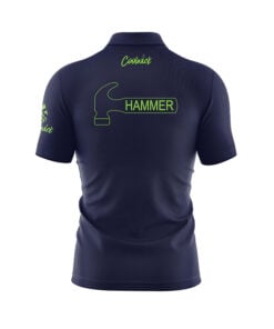 Alternative view of Hammer Deep Ocean Vibe Fast Track CoolWick Bowling Jersey