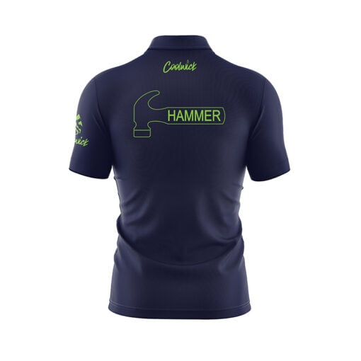 Hammer Deep Ocean Vibe Fast Track CoolWick Bowling Jersey - Image 2