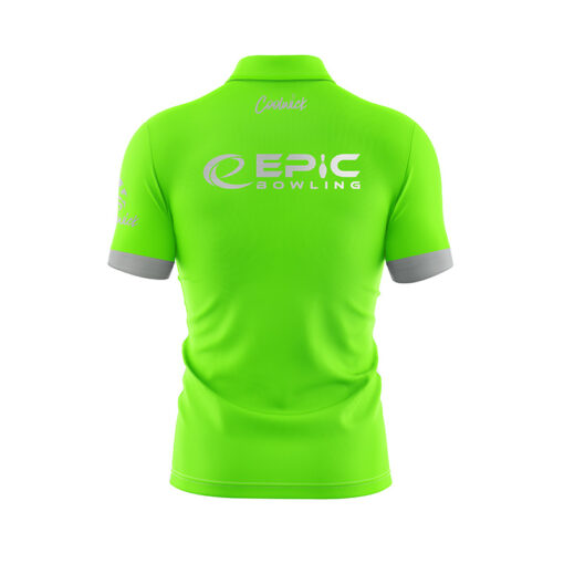Epic Boost T-1 Neon Fast Track CoolWick Bowling Jersey - Image 2