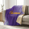 900 Global Viking Conquest Sherpa Lined Throw Blanket