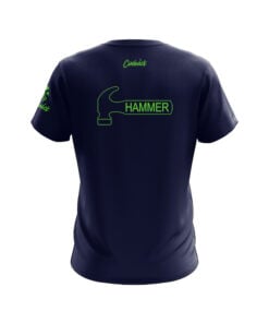 Alternative view of Hammer Deep Ocean Vibe CoolWick Bowling Jersey