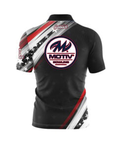Alternative view of Motiv Starstrike Quick Ship CoolWick Sash Zip Bowling Jersey
