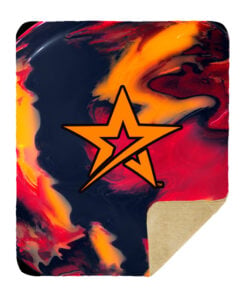 Alternative view of Roto Grip Wicked Gremlin Sherpa Lined Throw Blanket