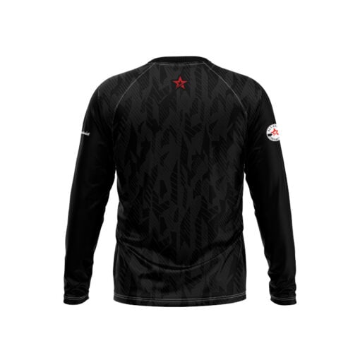 Roto Grip ASC RST CoolWick Men's Crew Zip Long Sleeve Jersey - Image 2