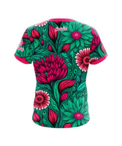 Alternative view of Bloom Rush CoolWick Bowling Jersey