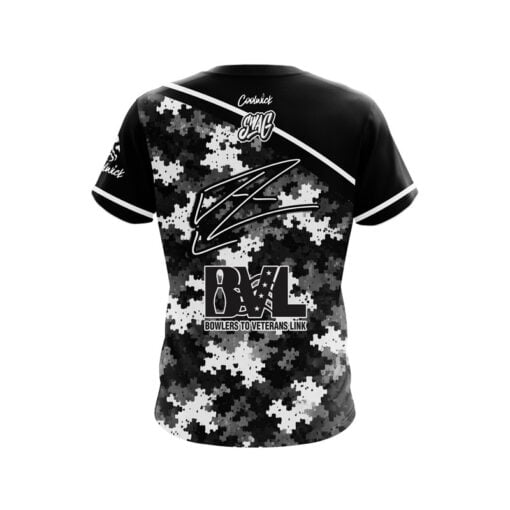 SWAG Joey Zinn Digital Camo CoolWick Bowling Jersey - Image 2