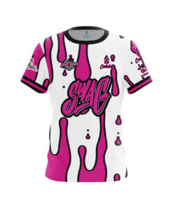 SWAG Joey Zinn Melting Pink Paint CoolWick Bowling Jersey