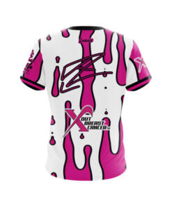 Alternative view of SWAG Joey Zinn Melting Pink Paint CoolWick Bowling Jersey