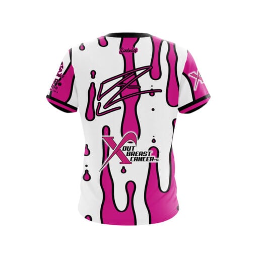 SWAG Joey Zinn Melting Pink Paint CoolWick Bowling Jersey - Image 2