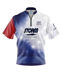 USA 250 Stars and Stripes Fast Track CoolWick Bowling Jersey - Storm Bowling