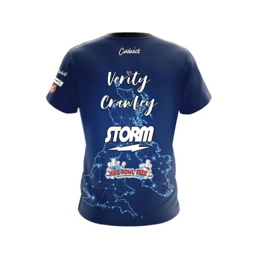 Storm Verity Crawley UK Outline CoolWick Bowling Jersey - Image 2