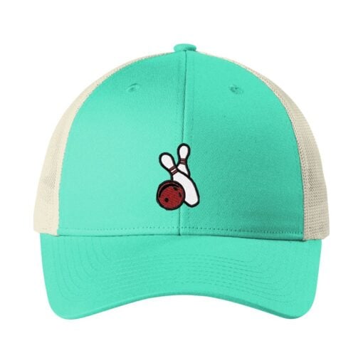 Low-Profile Snapback Trucker Bowling Hat - Image 3