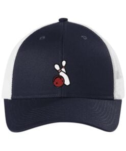 Alternative view of Low-Profile Snapback Trucker Bowling Hat