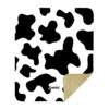 CoolWick Cow Sherpa Lined Throw Blanket - Image 2