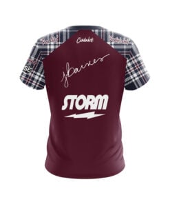 Alternative view of Storm Josie Barnes Plaid Attack CoolWick Bowling Jersey