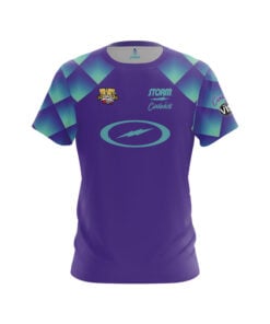Storm Josie Barnes Purple Geo CoolWick Bowling Jersey