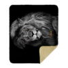CoolWick Lion Sherpa Lined Throw Blanket - Image 2