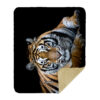CoolWick Tiger Sherpa Lined Throw Blanket - Image 2