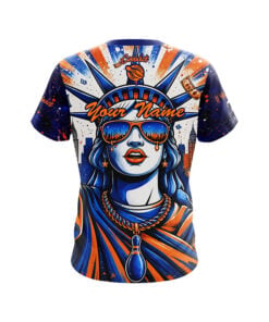 Alternative view of 12Bagger Metro Lady Liberty CoolWick Bowling Jersey