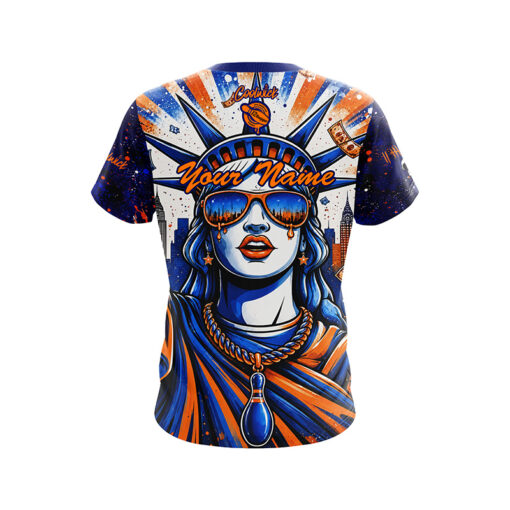 12Bagger Metro Lady Liberty CoolWick Bowling Jersey - Image 2