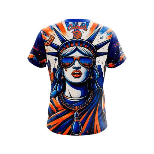 12Bagger Metro Lady Liberty CoolWick Bowling Jersey - Image 2