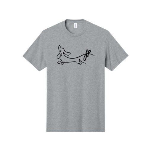 Jacqueline Rollins Dachshund Logo CoolWick Bowling T-Shirt - Image 11