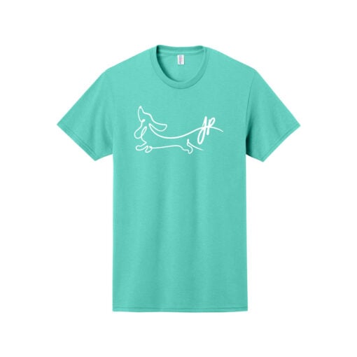 Jacqueline Rollins Dachshund Logo CoolWick Bowling T-Shirt - Image 5