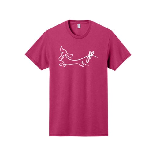 Jacqueline Rollins Dachshund Logo CoolWick Bowling T-Shirt - Image 6