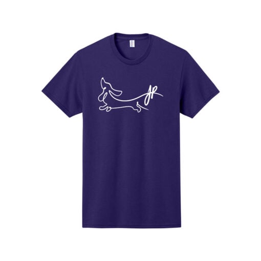 Jacqueline Rollins Dachshund Logo CoolWick Bowling T-Shirt - Image 4