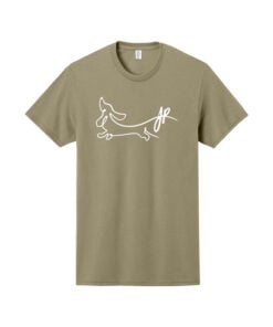 Alternative view of Jacqueline Rollins Dachshund Logo CoolWick Bowling T-Shirt