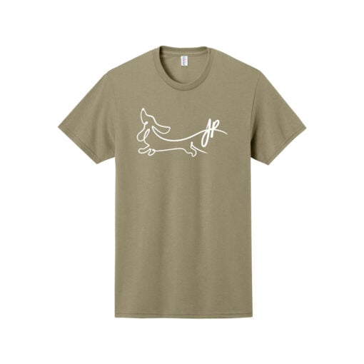 Jacqueline Rollins Dachshund Logo CoolWick Bowling T-Shirt - Image 2