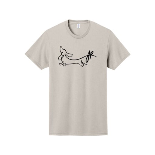 Jacqueline Rollins Dachshund Logo CoolWick Bowling T-Shirt - Image 3