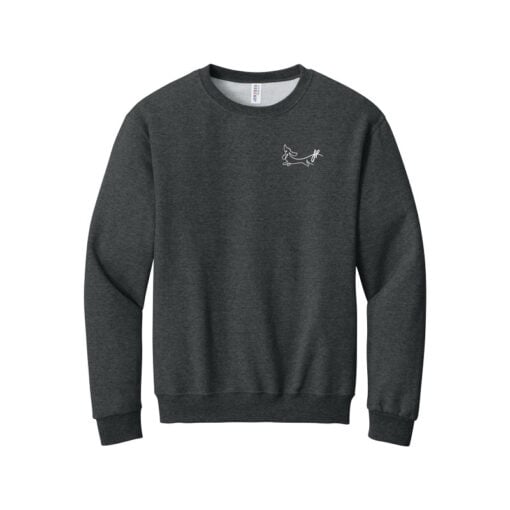 Jacqueline Rollins Dachshund Bowling CoolWick Embroidered Crewneck Sweatshirt - Image 8