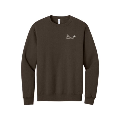 Jacqueline Rollins Dachshund Bowling CoolWick Embroidered Crewneck Sweatshirt - Image 5