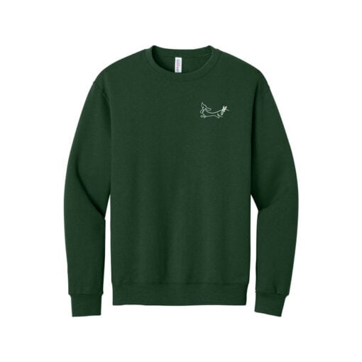 Jacqueline Rollins Dachshund Bowling CoolWick Embroidered Crewneck Sweatshirt - Image 4